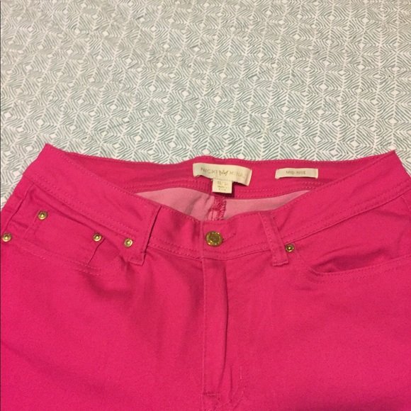Nicki Minaj midrise hot pink pants sz. 11/12 EUC - Picture 2 of 4